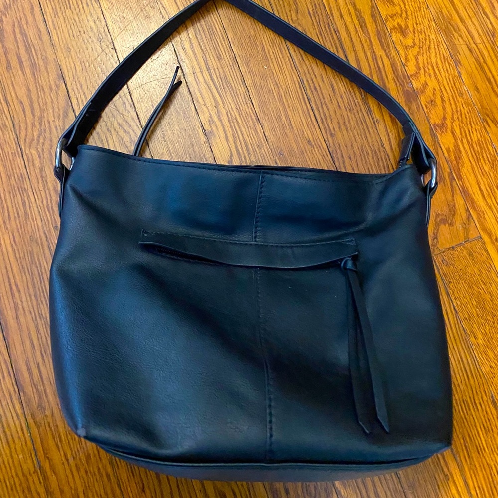 Universal Thread Black Shoulder Purse - image 6